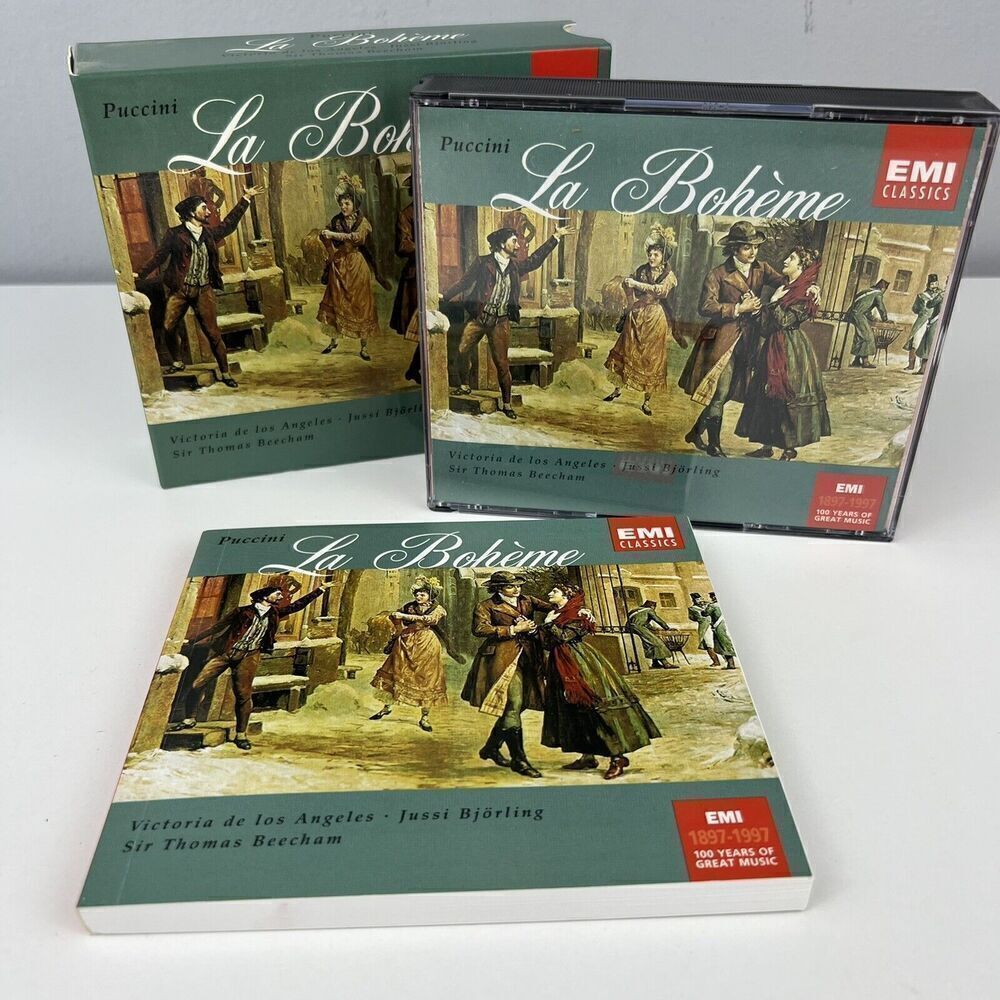 puccini: La Boh%C2%8Aeme De Los Angleles Bj%C3%B6rling 2 CD 1997 EMI Music